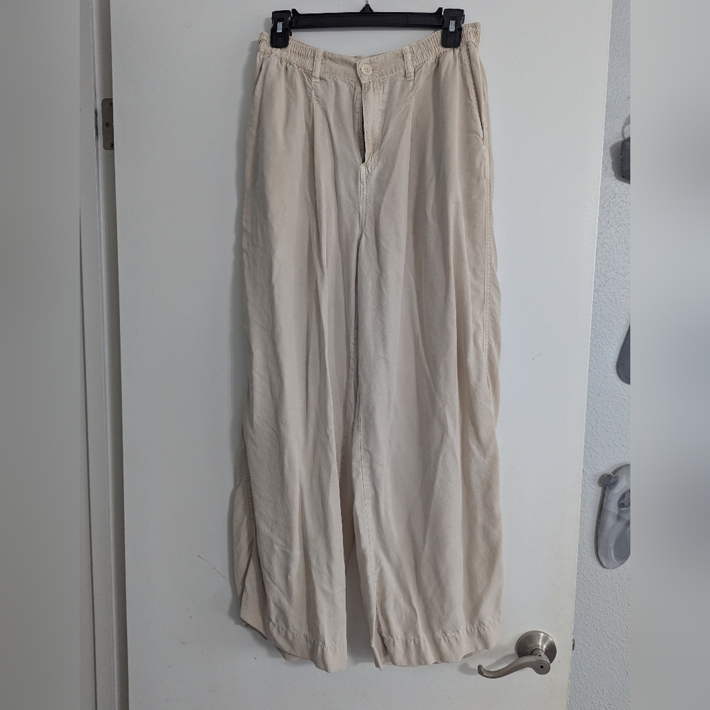 Aerie Women's Wide Leg Pants - Medium Short